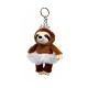 Dancing Sloth Ballet Keychain