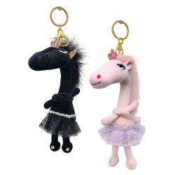 Dancing Horse Ballet Keychain