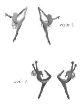 Kolczyki z baletnicami Art Gym