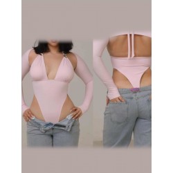 Dance set leotard & shrug Salta Milky Rose LaFitwear