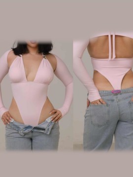 Dance set leotard & shrug Salta Milky Rose LaFitwear