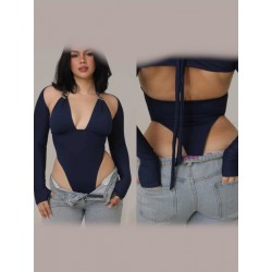 Set taneczny body i bolerko Salta Marine LaFitwear