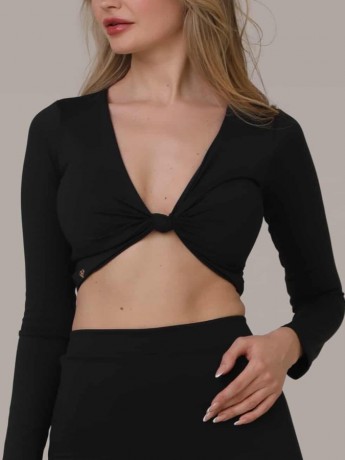 Peru Black long sleeve dance top LaFitwear