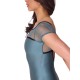 Enchanted Contrast Harmony Short Sleeve Leotard F12611W Capezio