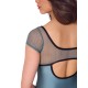 Enchanted Contrast Harmony Short Sleeve Leotard F12611W Capezio