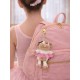 Dancing Cow Keychain
