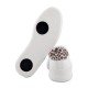 Portdance model Groovies MUMBAI White Leather / Leopard - sneaker