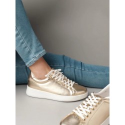 Sneakery Portdance Groovies DUBAI Gold / White Sole