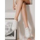 Portdance model Groovies MUMBAI White Leather / Leopard - sneaker