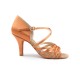 Portdance model PD PRO 001 Dark Tan Satin