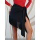 Alma Grand Prix Latin Skirt with Fringes