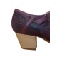 Flamenco shoes M108 Mosaique Correa Peonia Burdeos Box Burdeos 5 cm Begoña Cervera