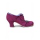 Buty do flamenco M107 Mosaique Cordones Anta Burdeos Choral Burdeos 6 cm Begoña Cervera