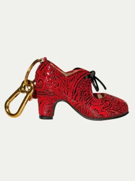 Cachemir Rojo I Llavero Flamenco Shoe keychain