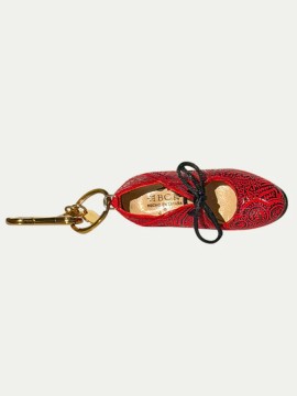 Brelok Cachemir Rojo Llavero Flamenco Begoña Cervera