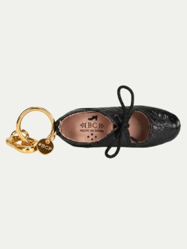  Repujado Negro I Llavero Flamenco Shoe keychain