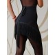 Fringe mesh wrap skirt Joyce Grand Prix