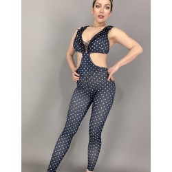 Guiana Dots camisole dance jumpsuite LaFitwear