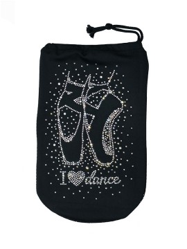I LOVE DANCE Impression ballet shoes bag