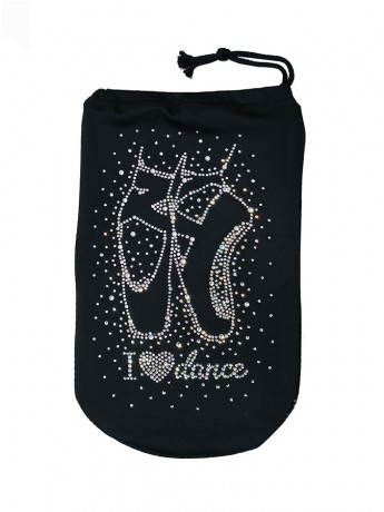 I LOVE DANCE Impression ballet shoes bag