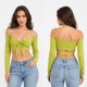 Top taneczny odkryte ramiona Salvador Lime LaFitwear
