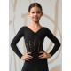High-neck fringe leotard Kylie Grand Prix