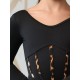 High-neck fringe leotard Kylie Grand Prix