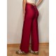 Spodnie z rozszerzaną nogawką Ibiza Crimson Red LaFitwear