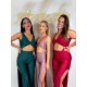 Body taneczne dwuczęściowe Twist Coffee LaFitwear