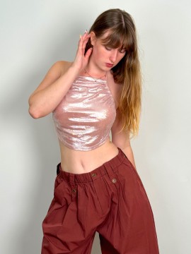 Top taneczny Dudou Mermaid Bra Pink LaFitwear