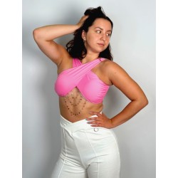 Top taneczny Cristobal Hot Pink LaFitwear 
