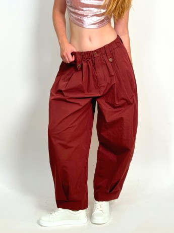 Spodnie taneczne Cargo Barrel Burgundy LaFitwear