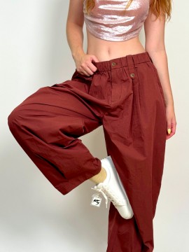 Cargo Barrel Burgundy dance pants LaFitwear