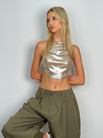 Top taneczny Dudou Mermaid Bra Gold LaFitwear