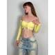 Top taneczny odkryte ramiona Salvador Buttercup LaFitwear