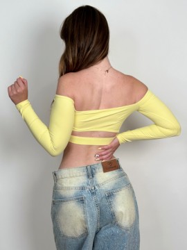 Top taneczny odkryte ramiona Salvador Buttercup LaFitwear