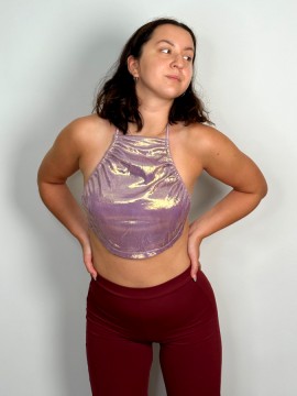 Top taneczny Dudou Mermaid Bra Lilac LaFitwear