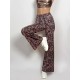 Spodnie z szerokimi nogawkami Campana Black Lace LaFitwear