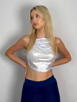Top taneczny Dudou Mermaid Bra Silver LaFitwear