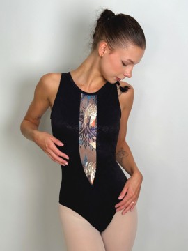 Body damskie Victoria Black Abstract Juli Garden