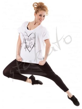 T-shirt nietoperz 'Passion for dance' Sansha Skazz