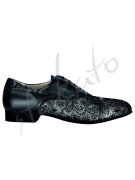 Tangolera style 105 Pizzo Nero Nappa Bianca