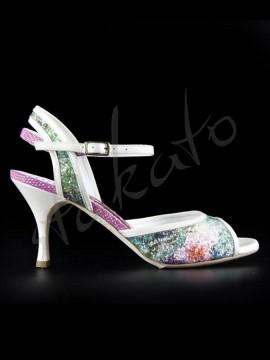 Tangolera model IRIS (A2) Glittery Flowers T7