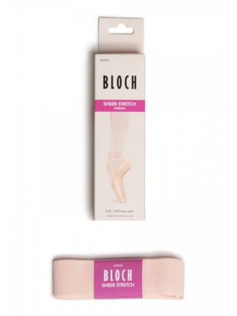 Sheer Stretch Ribbon Bloch