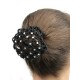 Rhinestone bun cover - hairnet
