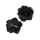 Róża do tango / flamenco z tiulem 12 cm