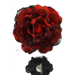 Decorative rose with lace