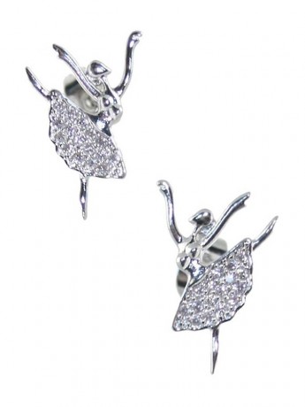 Earrings with ballerina Kara