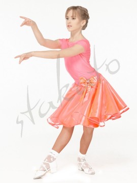 Juvenile set - skirt and short sleeve leotard