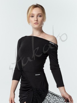 Bluzka treningowa z dekoltem "łódka" Liv